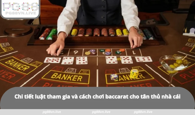 Cách Chơi Baccarat - Hướng Dẫn Chiến Thuật Từ Cao Thủ PG88 2 Chi tiết luật tham gia và cách chơi baccarat cho tân thủ nhà cái