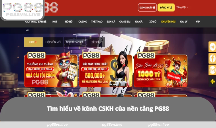 Liên Hệ PG88 1 Tìm hiểu về kênh CSKH của nền tảng PG88