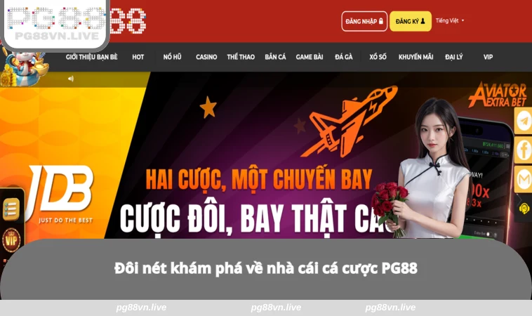 Trang chủ 1 Đôi nét khám phá về nhà cái cá cược PG88