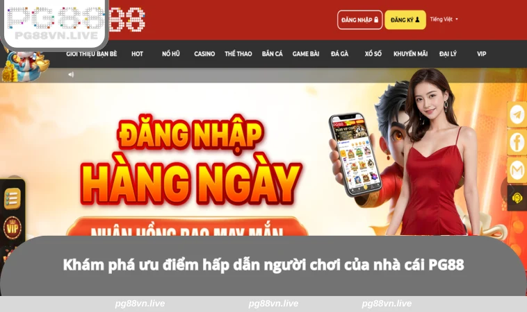 Trang chủ 2 Khám phá ưu điểm hấp dẫn người chơi của nhà cái PG88
